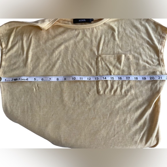 MIROL Women’s Basic Gold Top - Picture 4 of 5
